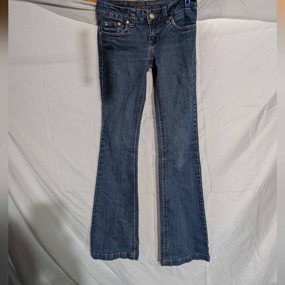 BONGO Blue Flare Wide Leg Jeans